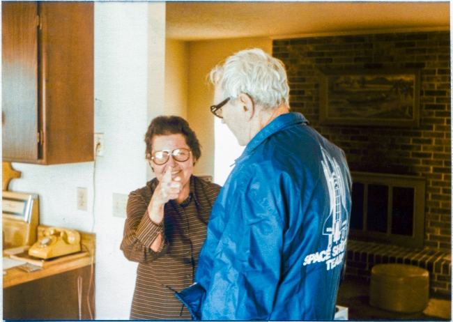 My own mother and father. Space Shuttle Team. There is nothing more that needs to be said, other than this. Photograph by James MacLaren.